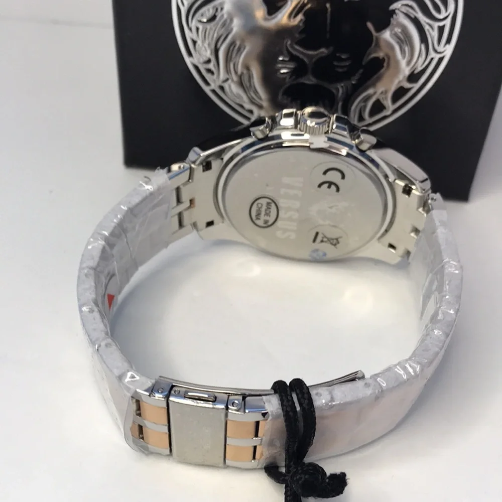 💯 - Authentic New VERSUS VERSACE Chrono Lion Bracelet Watch